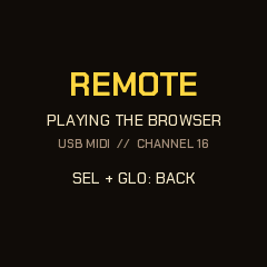 The remote screen