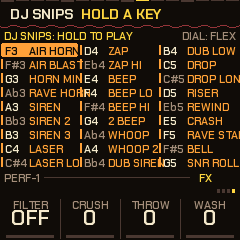 The DJ SNIPS bank